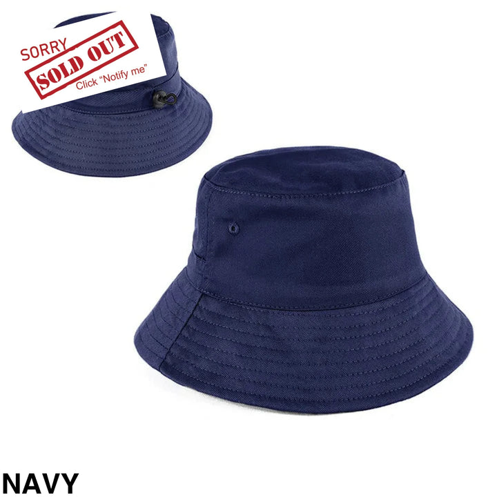 Personalised Bucket Hat - Baby/Toddler (50Cm) Navy