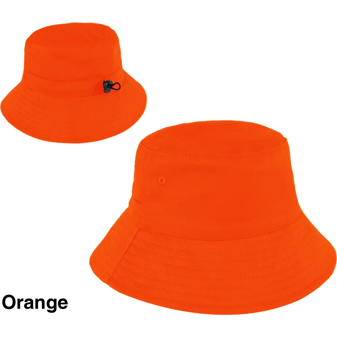 Personalised Bucket Hat - Baby/Toddler (50Cm) Orange