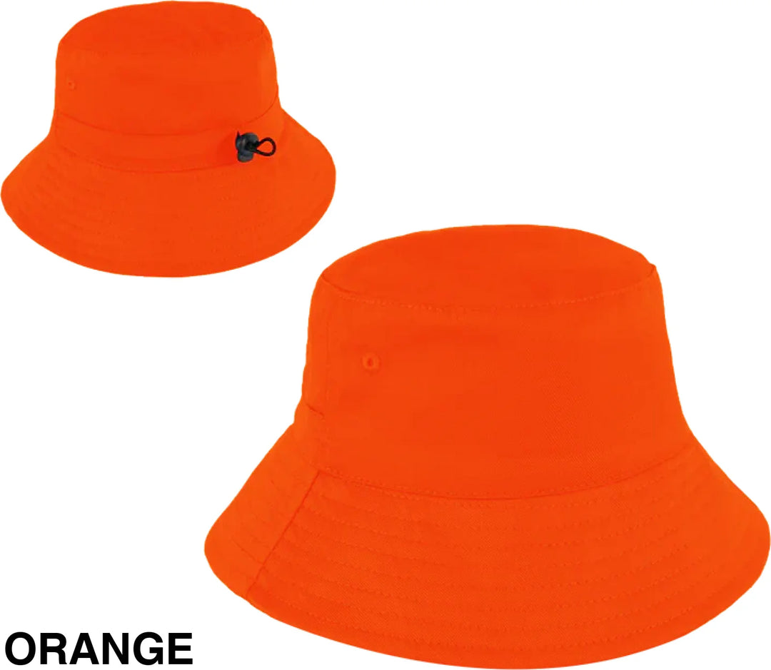 Personalised Bucket Hat - Baby/Toddler (50Cm) Orange