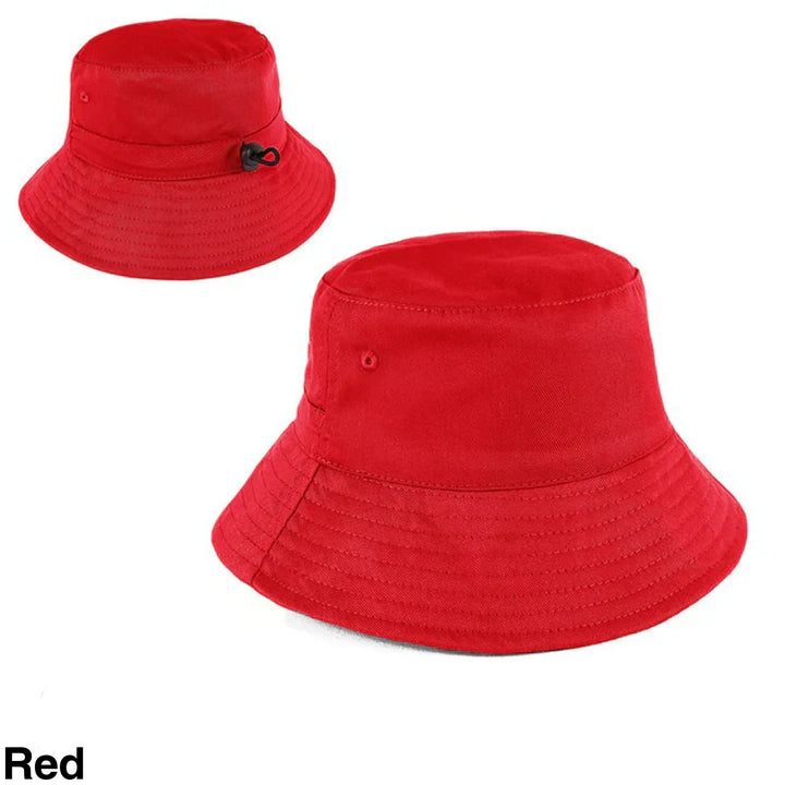 Personalised Bucket Hat - Baby/Toddler (50Cm) Red