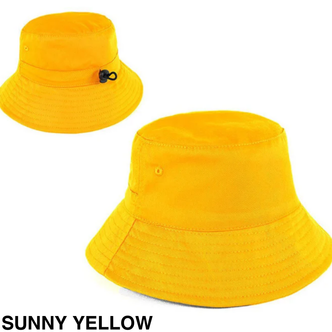 Personalised Bucket Hat - Baby/Toddler (50cm) Sunny Yellow