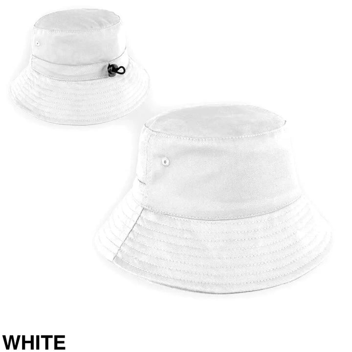 Personalised Bucket Hat - Baby/Toddler (50Cm) White