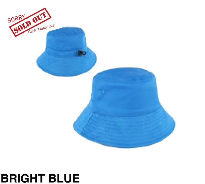 Personalised Bucket Hat - Youth (58cm) Bright Blue