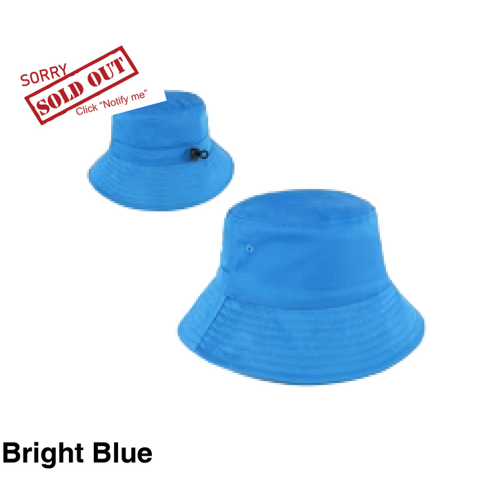 Personalised Bucket Hat - Youth (58cm) Bright Blue