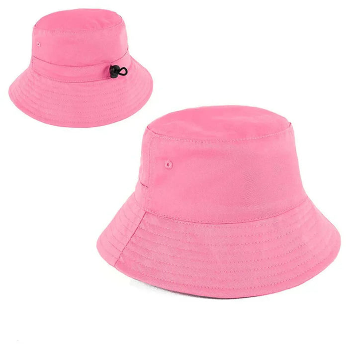 Personalised Bucket Hat - Youth (58Cm) Light Pink