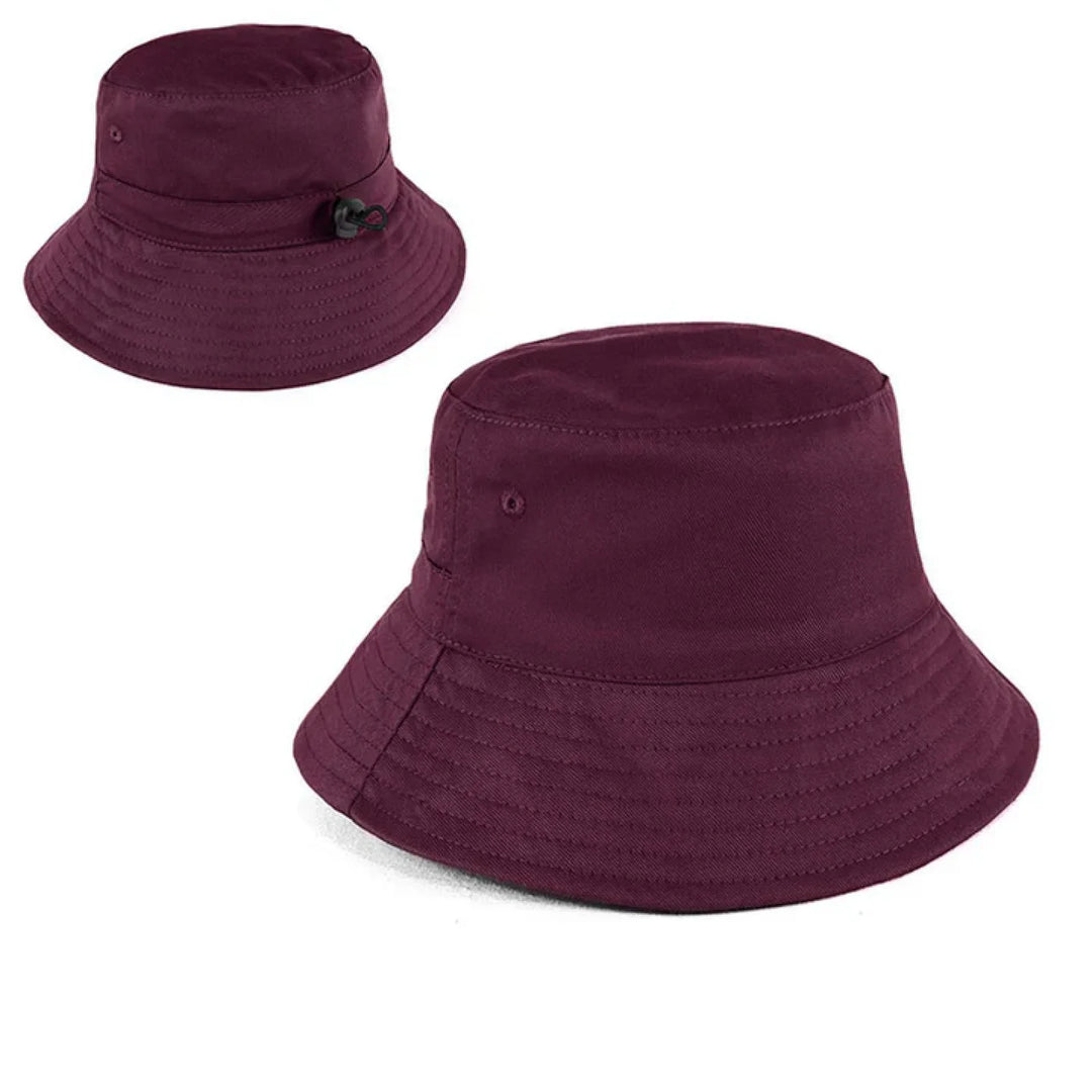 Personalised Bucket Hat - Youth (58Cm) Maroon