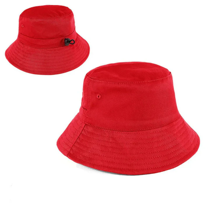 Personalised Bucket Hat - Youth (58Cm) Red