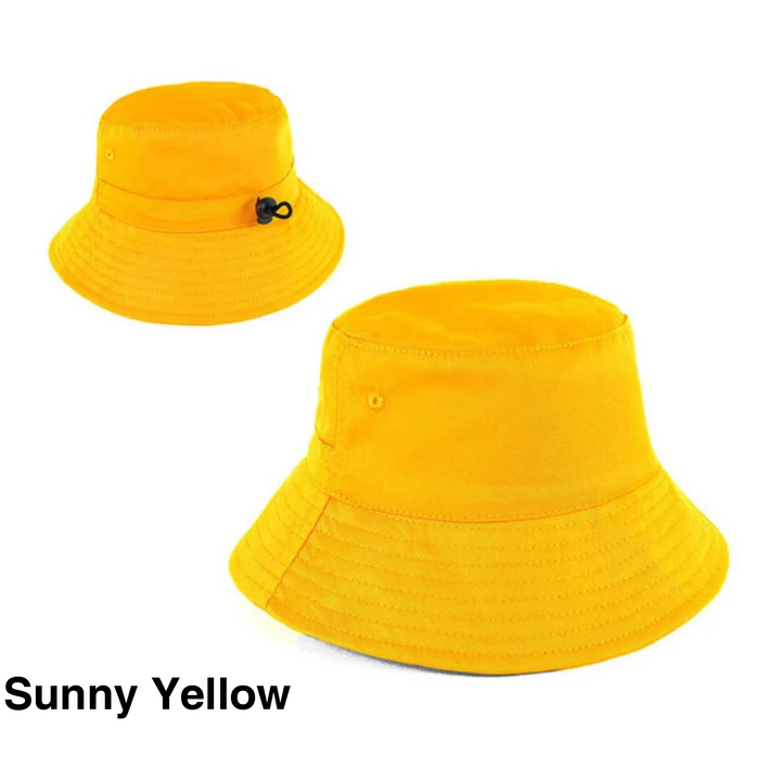 Personalised Bucket Hat - Youth (58cm) Sunny Yellow