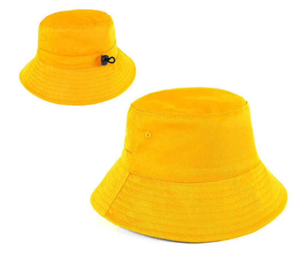 Personalised Bucket Hat - Youth (58cm) Sunny Yellow