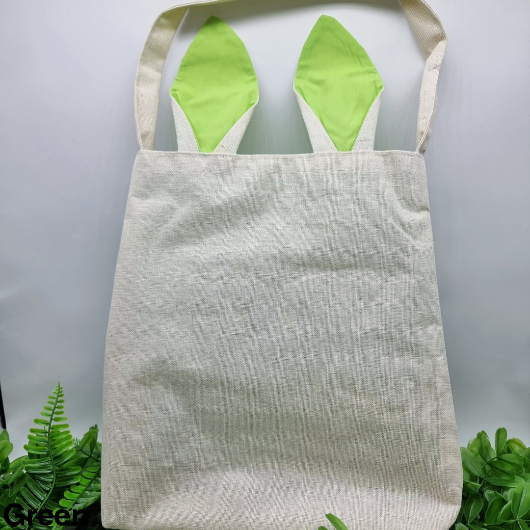 Personalised Bunny Bag Green