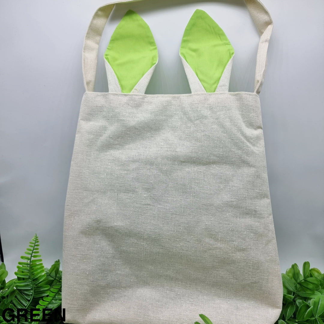 Personalised Bunny Bag Green