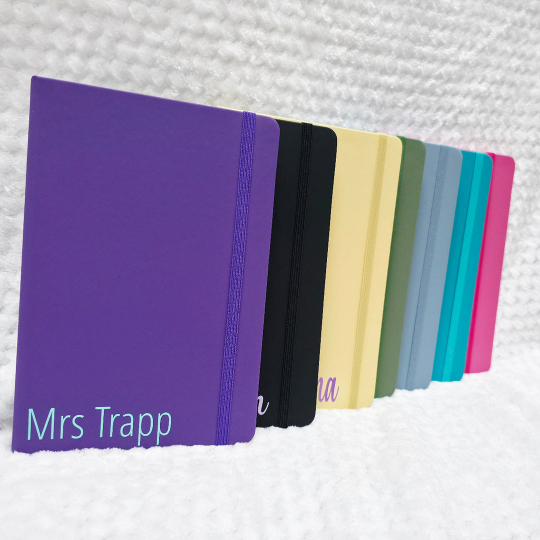 Personalised Coloured Notebook