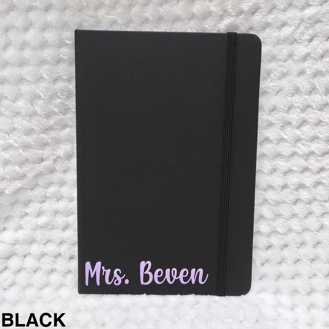 Personalised Coloured Notebook