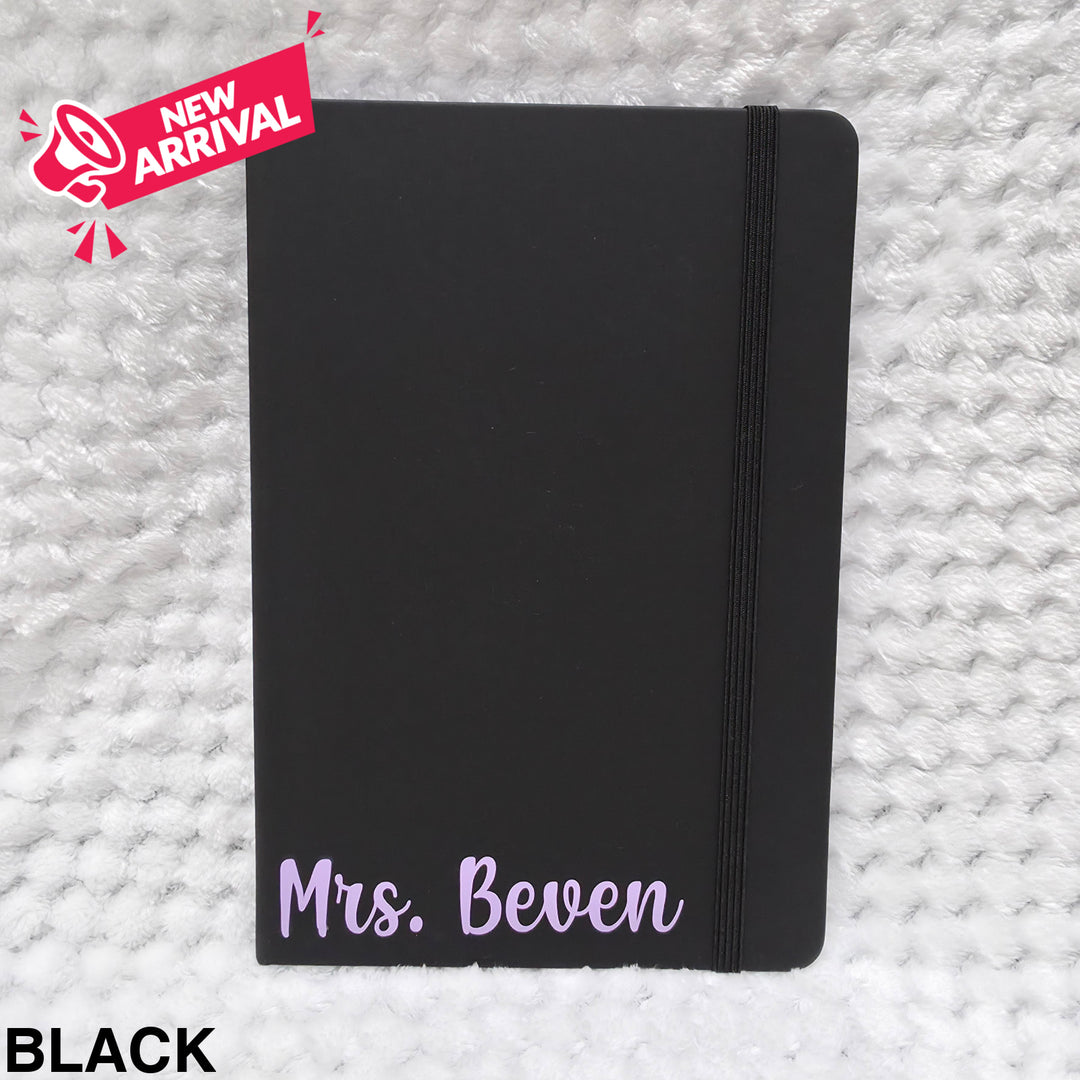 Personalised Coloured Notebook