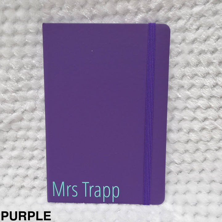 Personalised Coloured Notebook