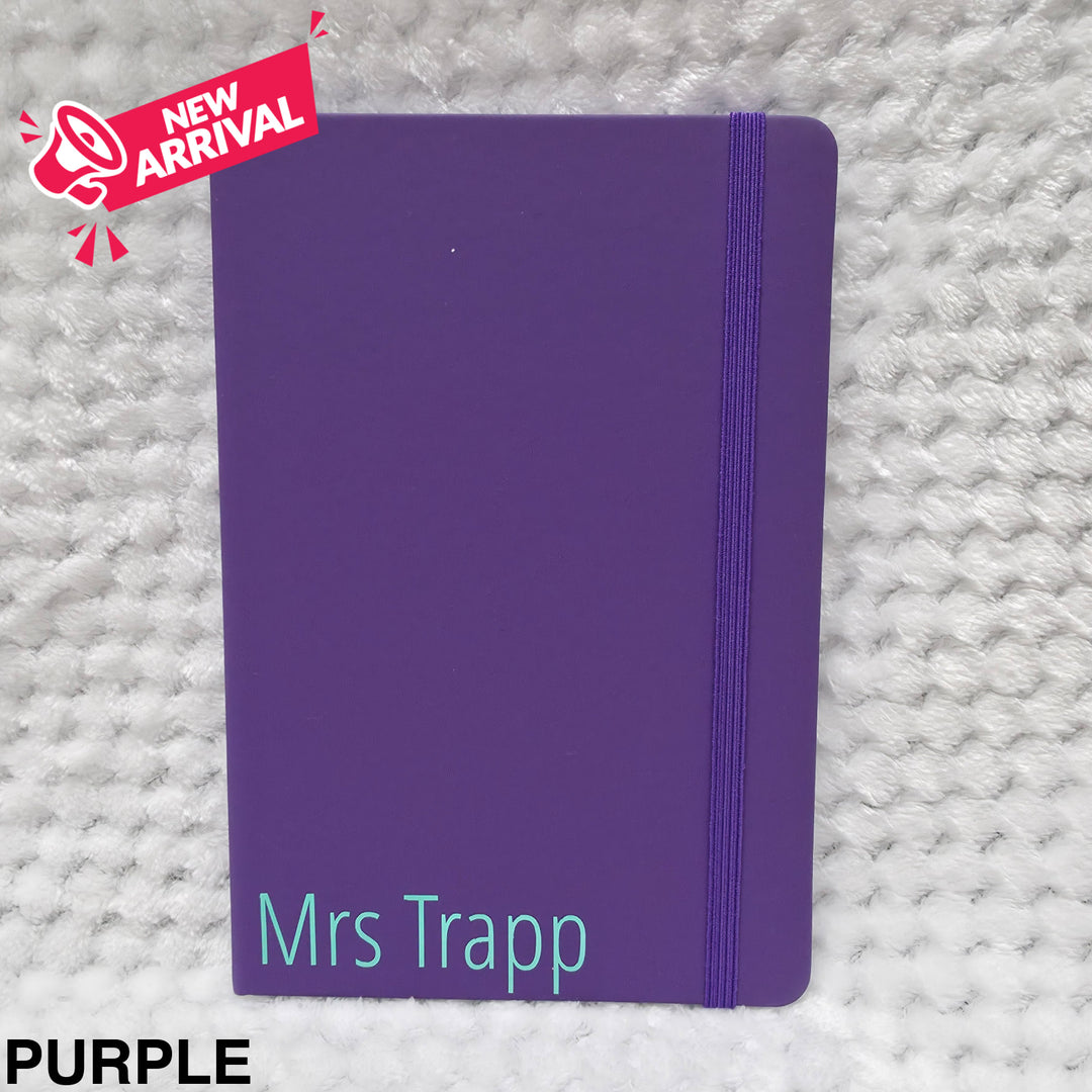 Personalised Coloured Notebook