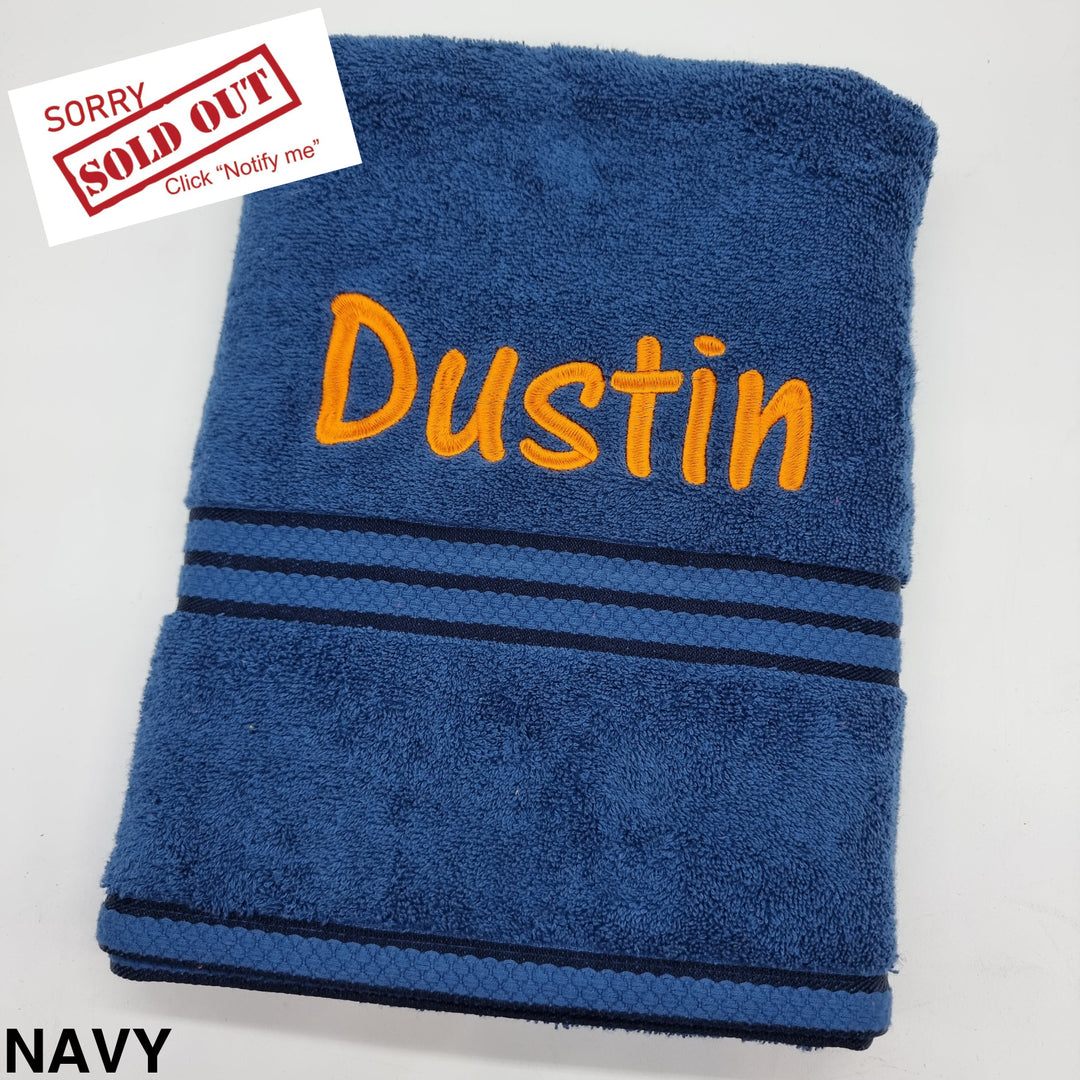 Personalised Elegant Bath Towel