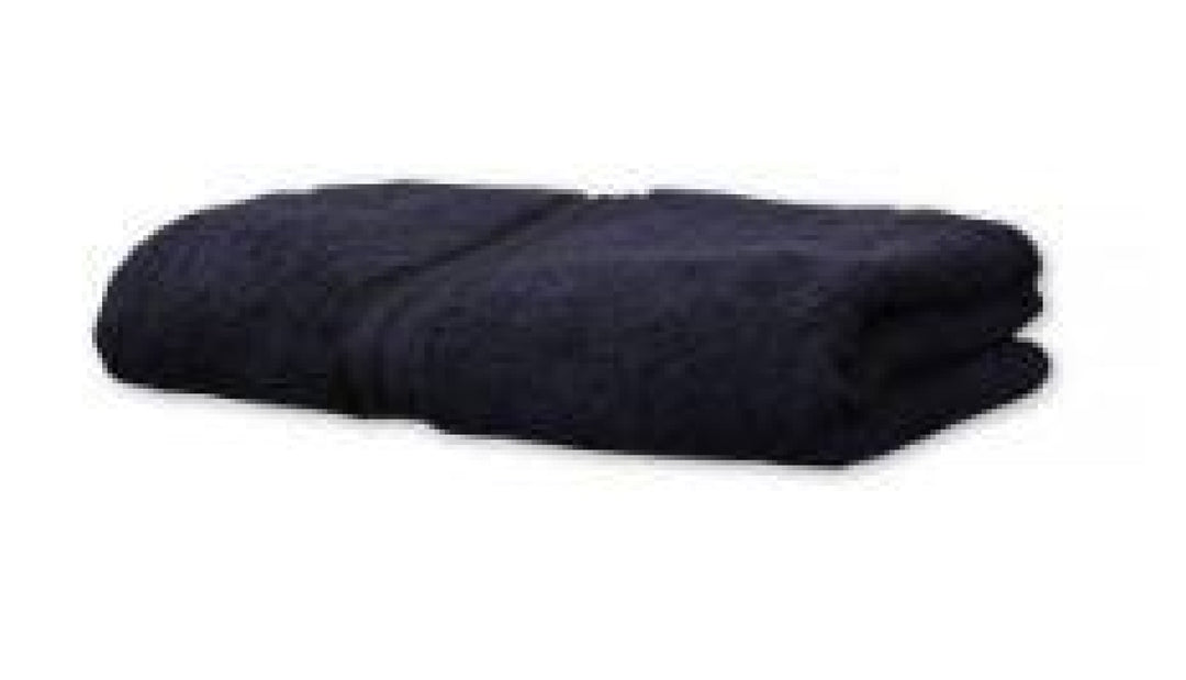 Personalised Bath Sheet Black