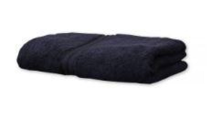 Personalised Bath Sheet Black
