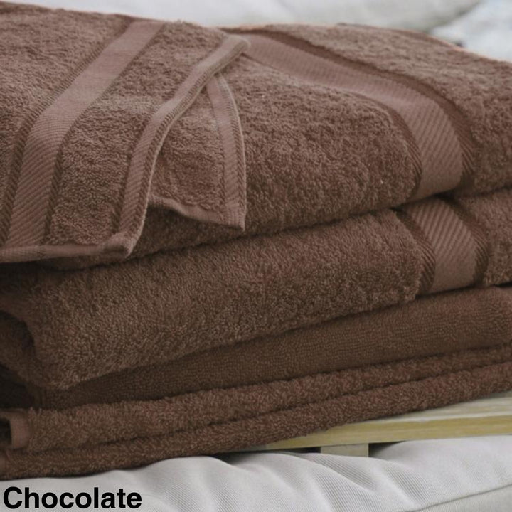 Personalised Kingtex Bath Sheet Chocolate Towels & Washcloths