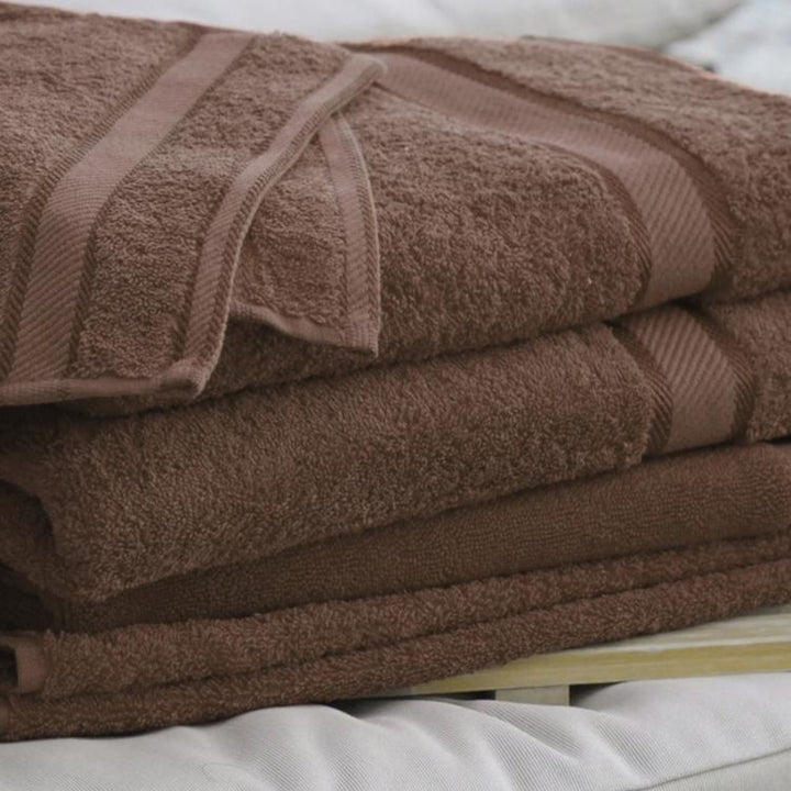 Personalised Kingtex Bath Sheet Chocolate Towels & Washcloths