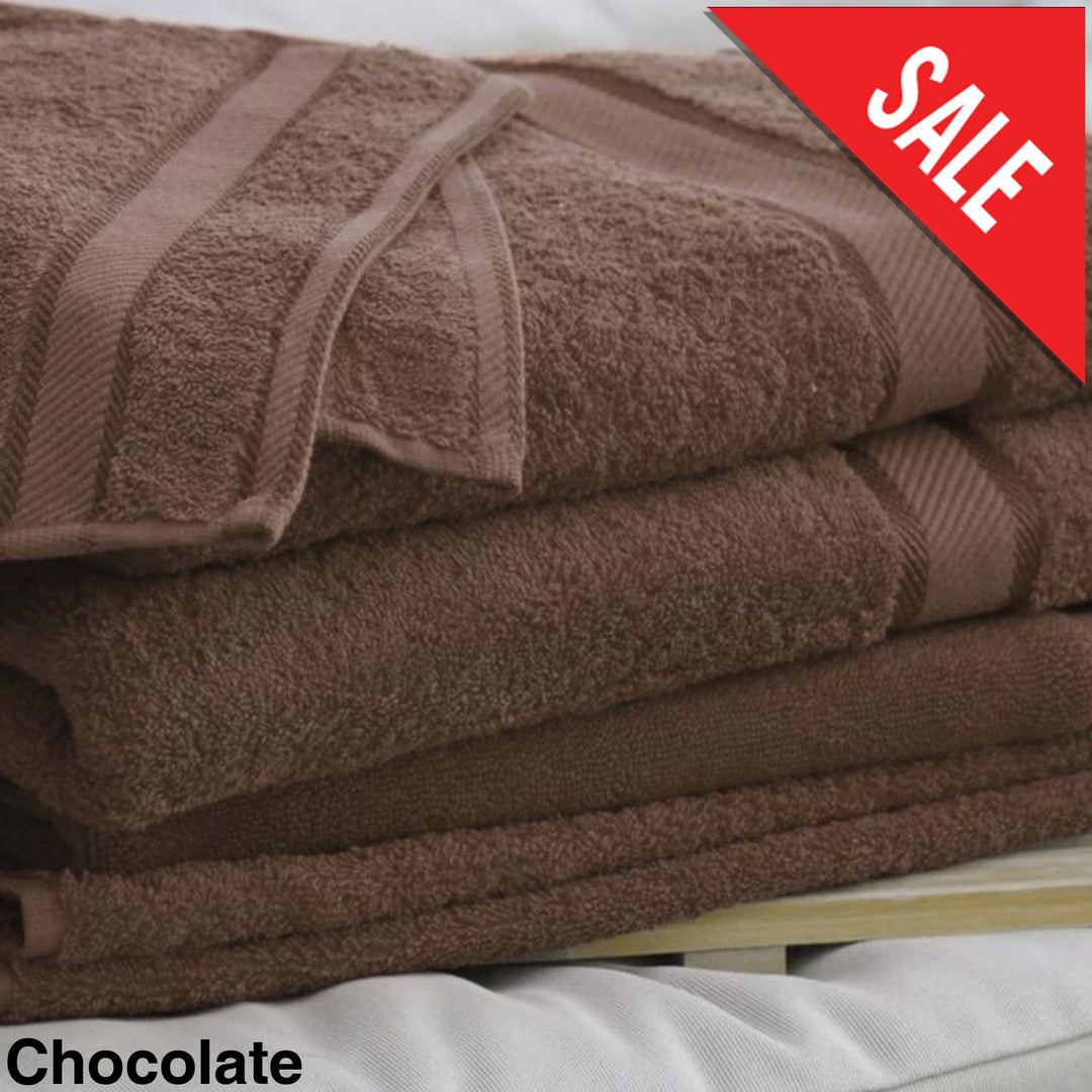 Personalised Kingtex Bath Sheet Chocolate Towels & Washcloths