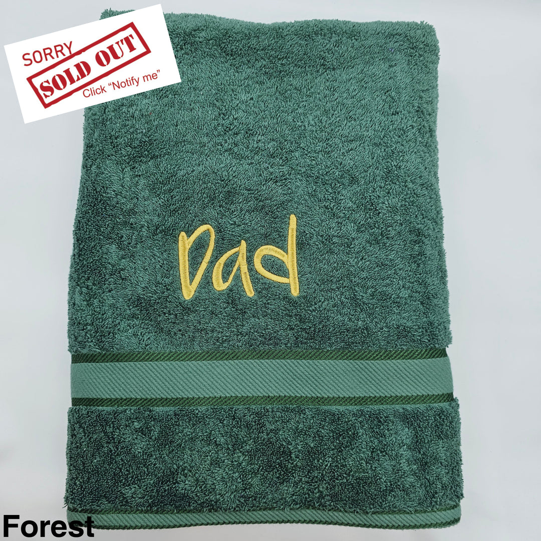 Personalised Kingtex Bath Sheet Forest Towels & Washcloths