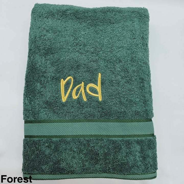 Personalised Kingtex Bath Sheet Forest Towels & Washcloths