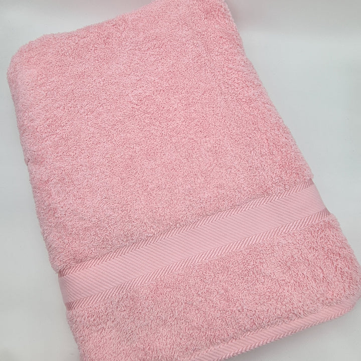 Personalised Bath Sheet Light Pink Towels & Washcloths
