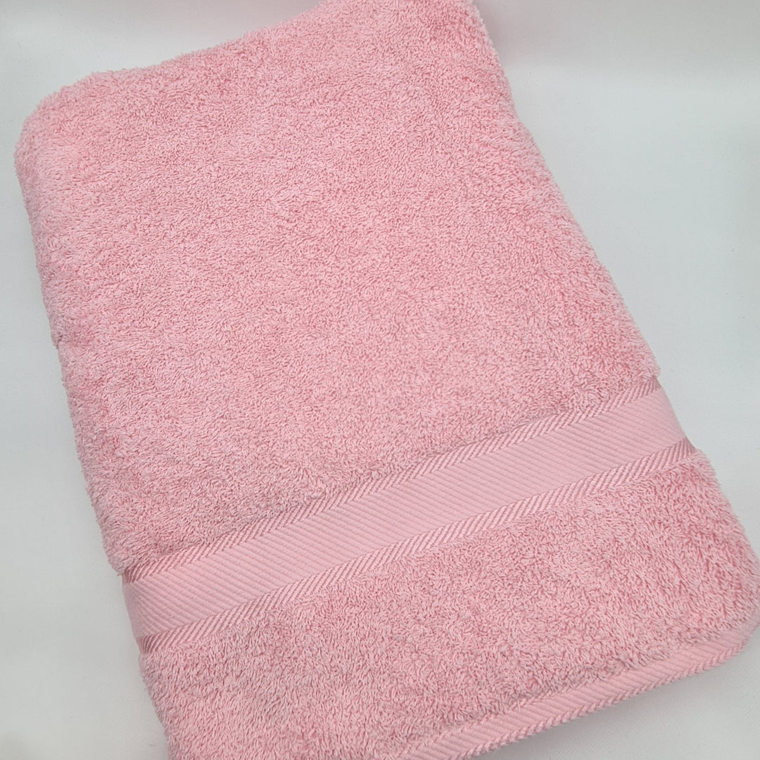 Personalised Bath Sheet Light Pink Towels & Washcloths