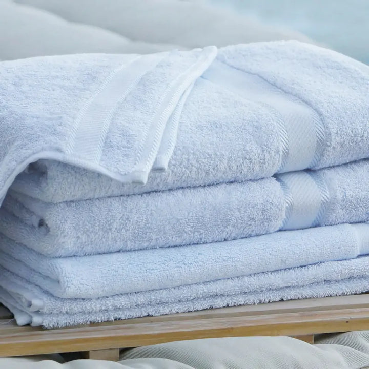 Personalised Kingtex Bath Towel Baby Blue ** PREORDER DUE 25/11/25 **