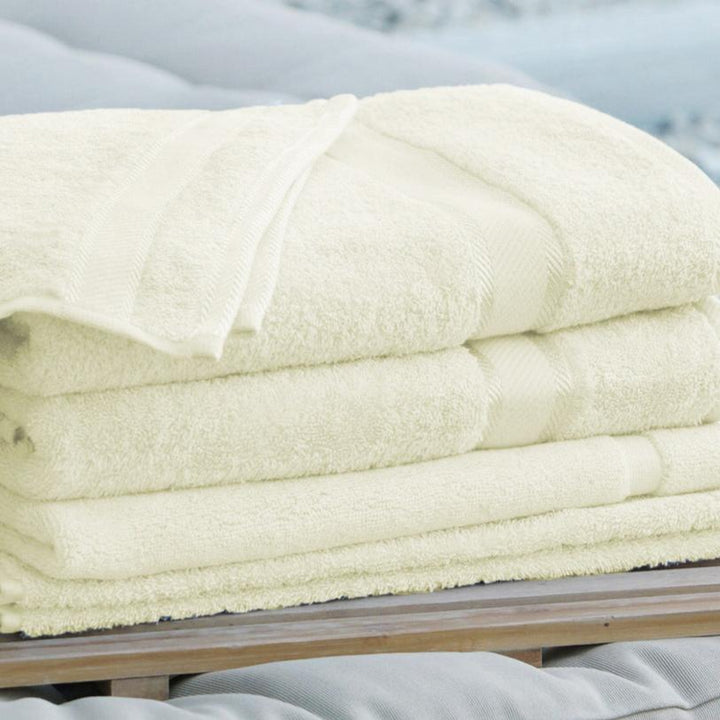 Personalised Kingtex Bath Towel Cream