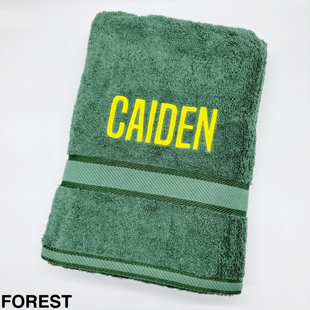 Personalised Bath Towel Forest