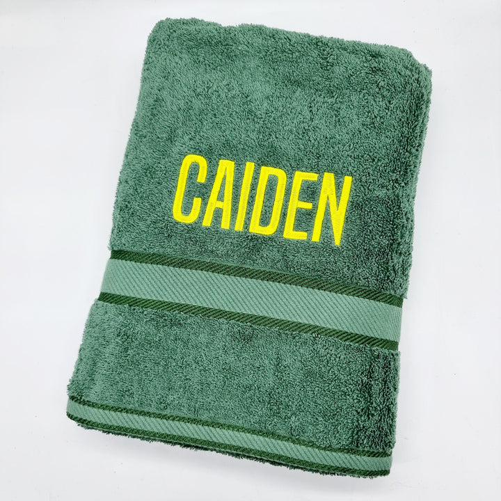Personalised Bath Towel Forest