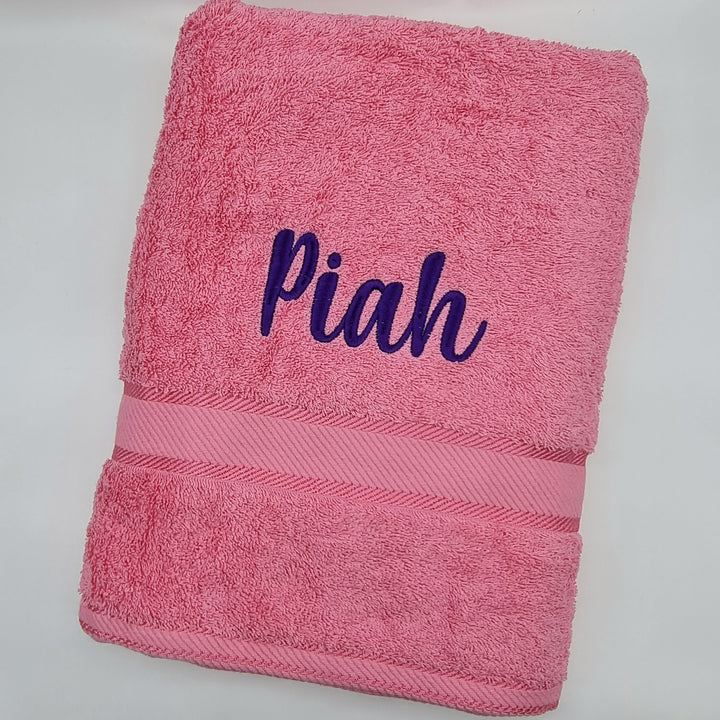 Personalised Bath Towel Lip Gloss