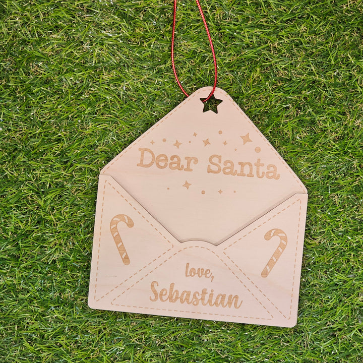 Personalised Letter Holder Tree Ornament
