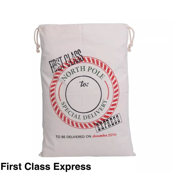 Personalised Santa Sack First Class Express