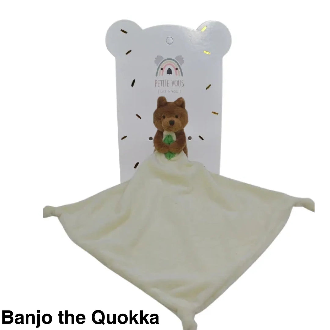 Petite Vous Mini Toy & Comfort Blanket Banjo the Quokka