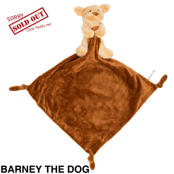 Petite Vous Mini Toy & Comfort Blanket Barney The Dog