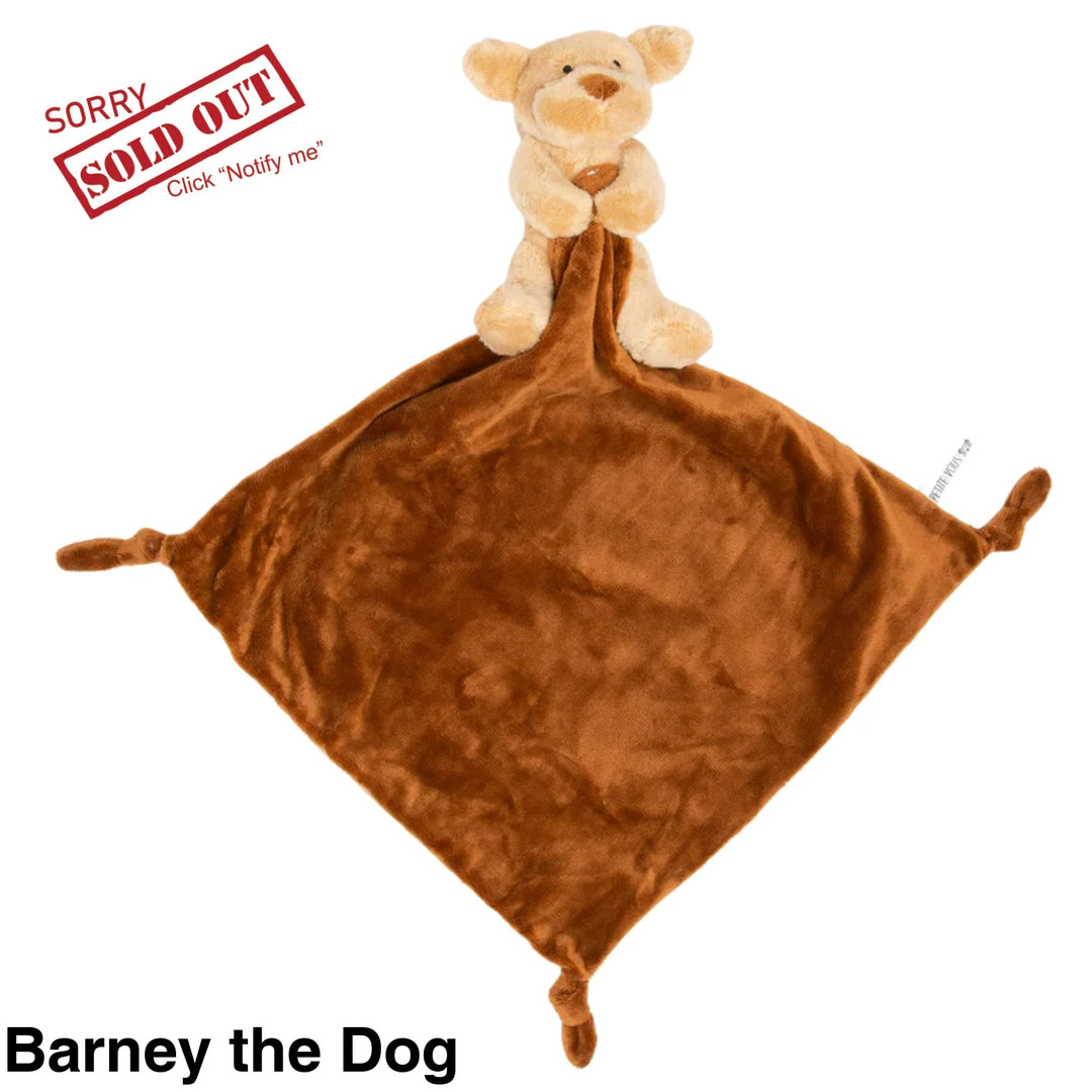 Petite Vous Mini Toy & Comfort Blanket Barney The Dog