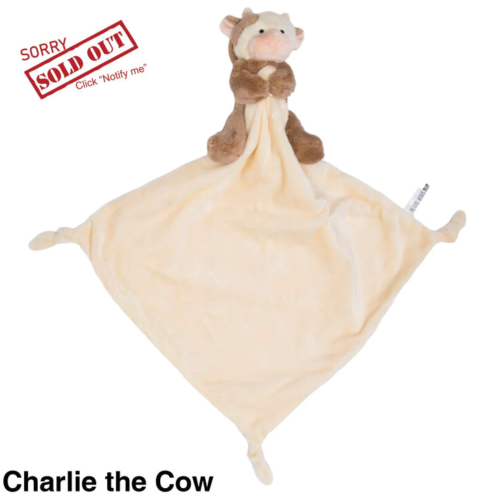 Petite Vous Mini Toy & Comfort Blanket Charlie The Cow