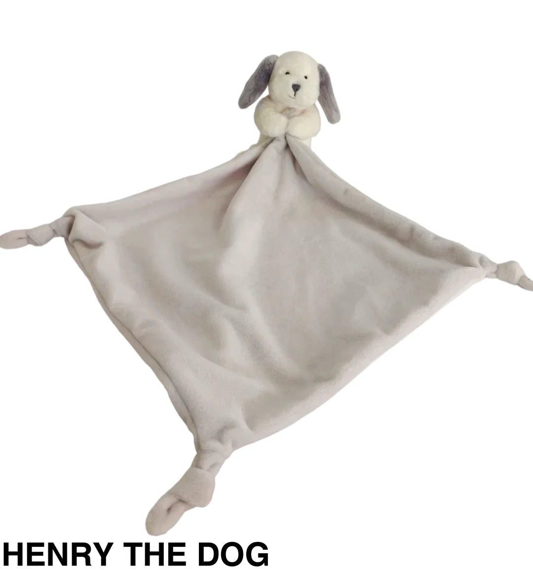 Petite Vous Mini Toy & Comfort Blanket Henry the Dog