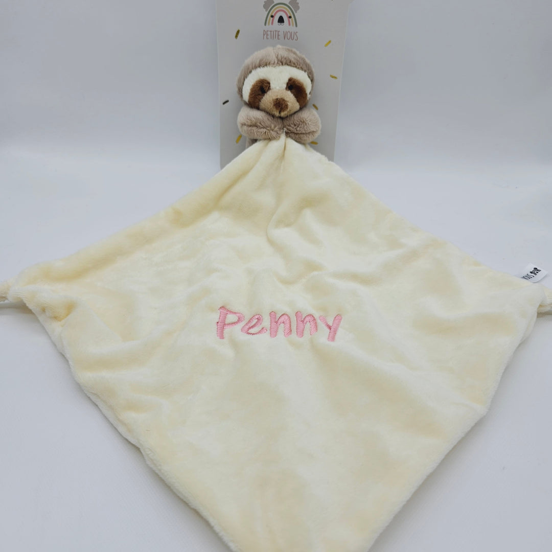 Petite Vous Mini Toy & Comfort Blanket Sonny The Sloth