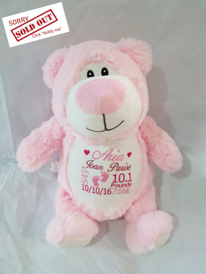 Bear Pink Cubbie