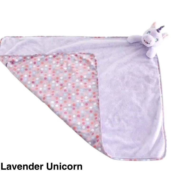 Plush Cubby Blanket Lavender Unicorn