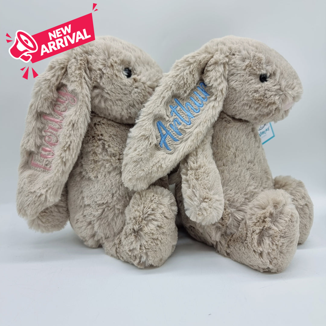 Beige Jellycat Bashful Bunny Medium Bunnies