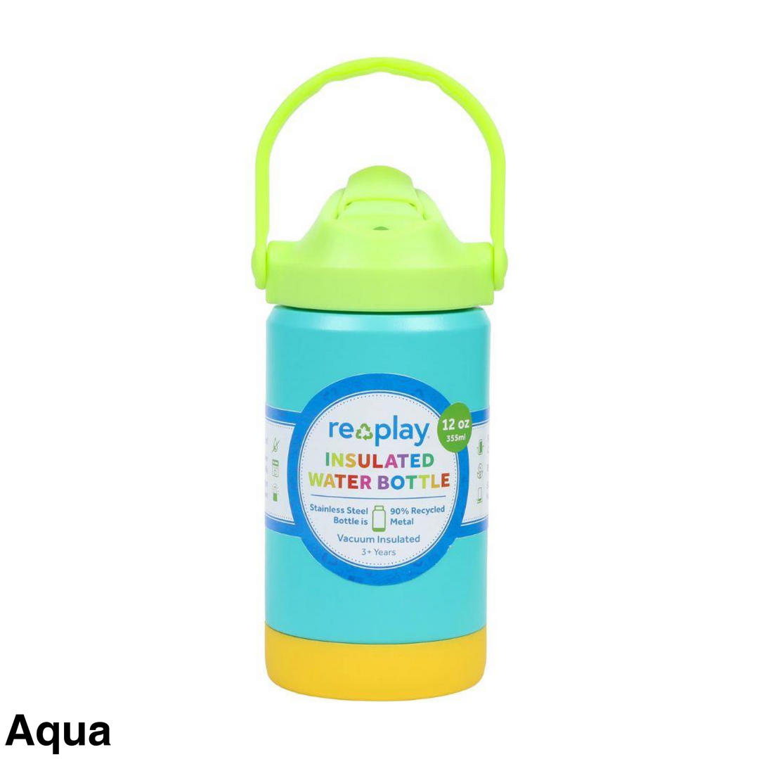 Replay 355ml Insulated Water Bottle Aqua