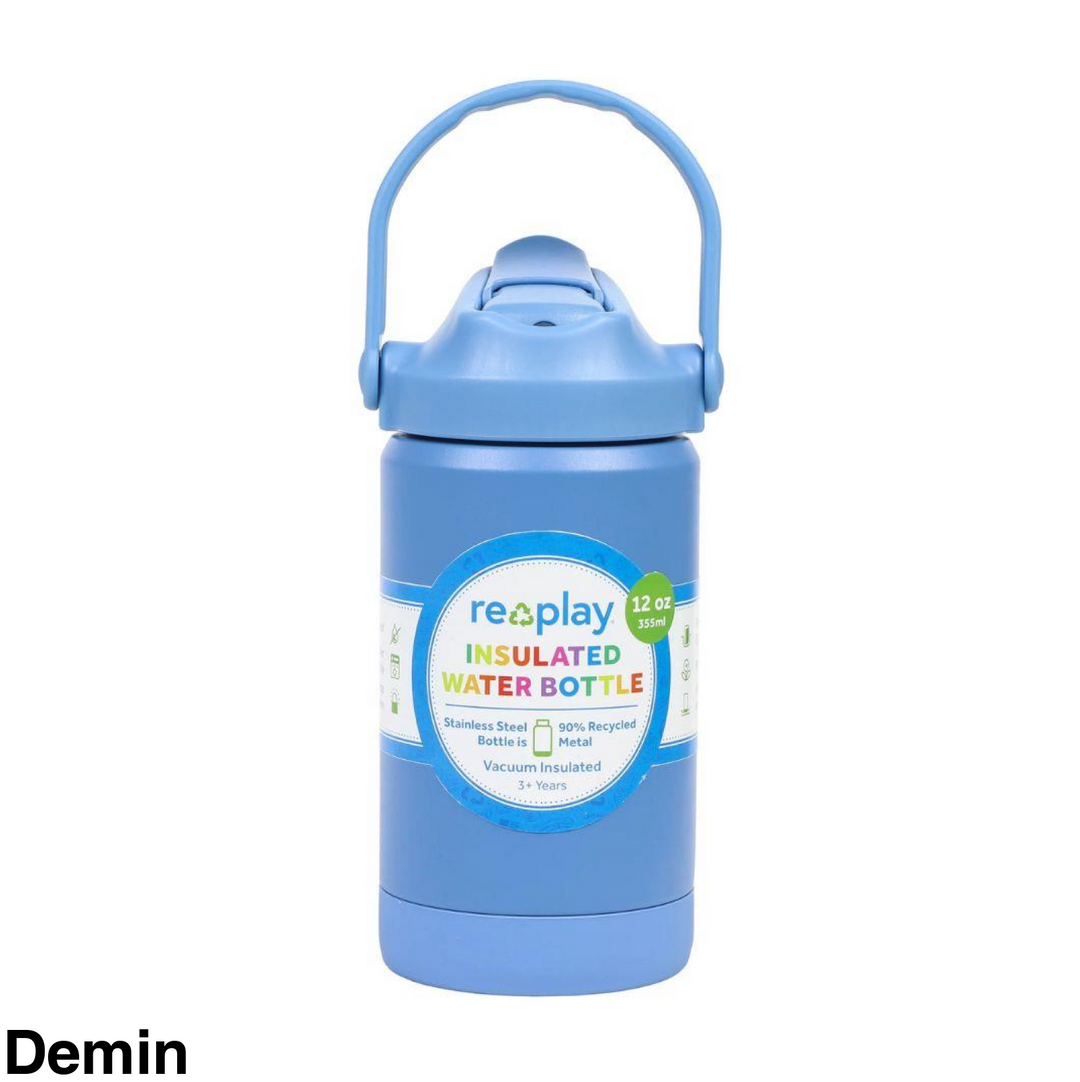 Replay 355ml Insulated Water Bottle Demin