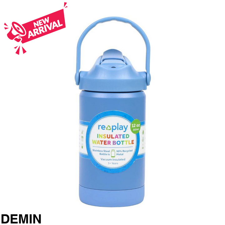 Replay 355ml Insulated Water Bottle Demin