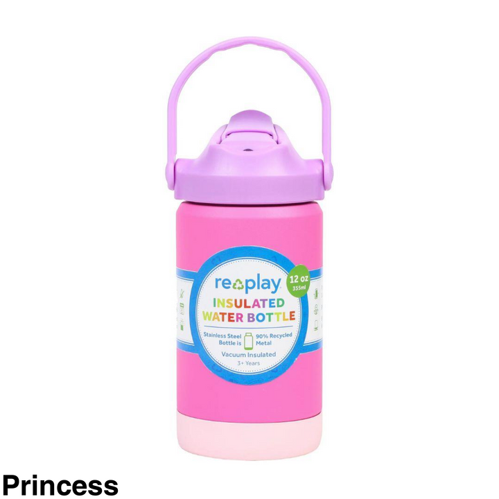 Replay 355ml Insulated Water Bottle Princess